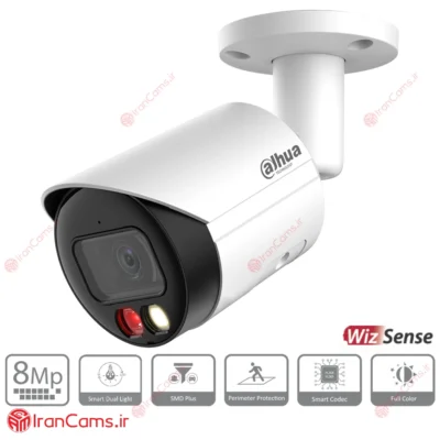 دوربین مداربسته IP بولت 8 مگاپیکسلی داهوا DH-IPC-HFW2849SP-S-IL