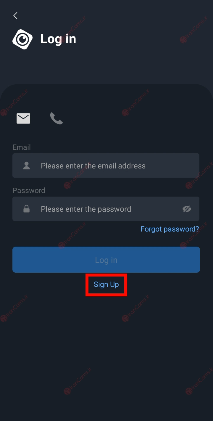 ساخت اکانت کاربری در نرم افزار DMSS 3