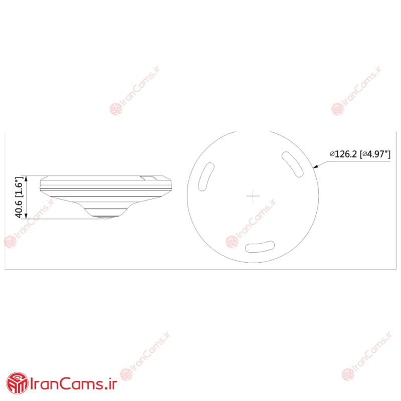 دوربین مداربسته چشم ماهی داهوا DH-HAC-EW2501