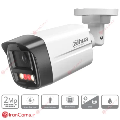 دوربین مداربسته IP بولت 2 مگاپیکسلی داهوا DH-IPC-HFW1239TL1-A-IL