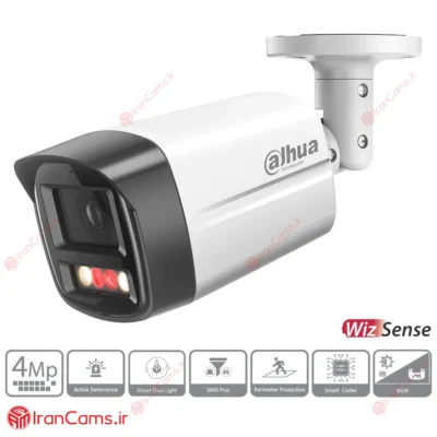 دوربین مداربسته IP بولت 4 مگاپیکسلی داهوا DH-IPC-HFW2449TLP-S-PV