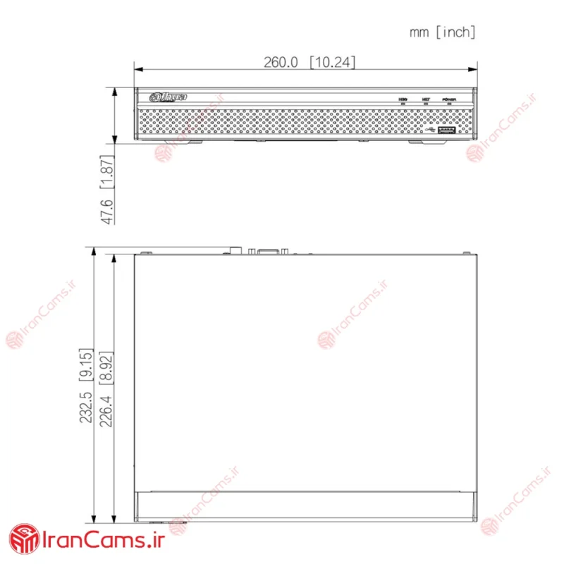مشخصات دستگاه 4 کانال داهوا DHI-NVR2104HS-4KS3