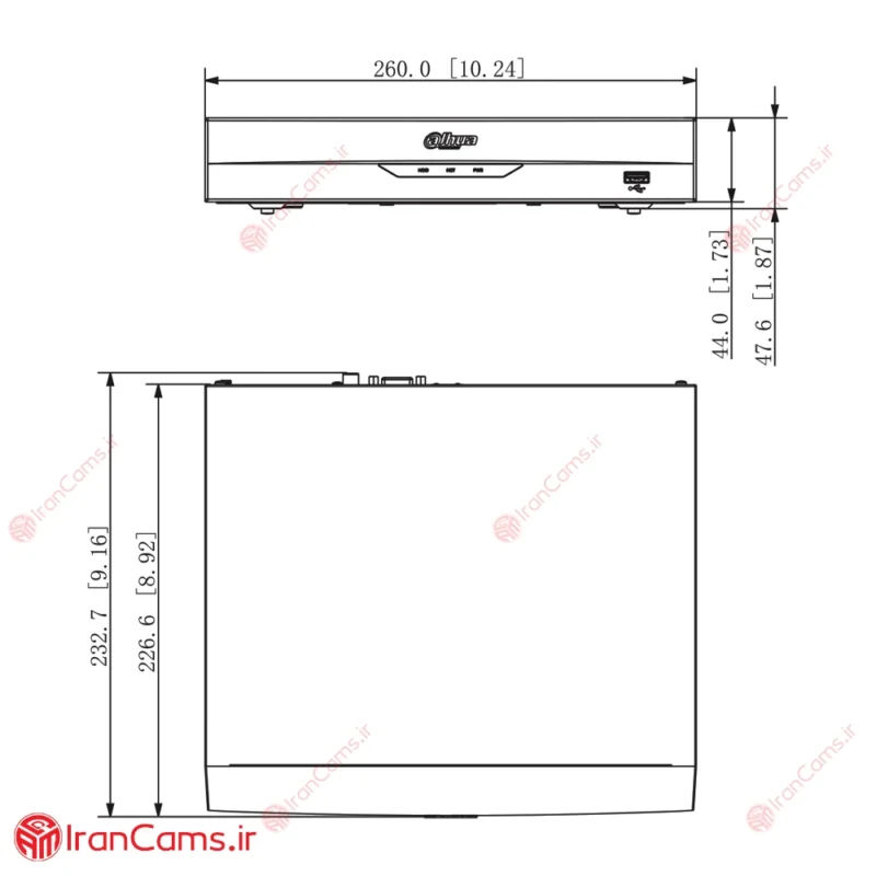 مشخصات دستگاه داهوا DHI-NVR2116HS-I2