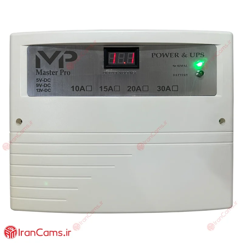 یو پی اس 12 ولت 10 آمپر دوربین مداربسته نمایشگر دار MP - Image 1