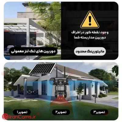 دوربین ارزان سیم کارت خور خورشیدی