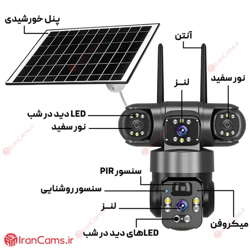 مشخصات دوربین سیم کارت خور V380 PRO مدل P15