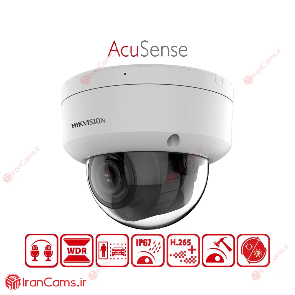 دوربین مداربسته IP دام 6 مگاپیکسل هایک ویژن DS-2CD2763G2-LIZS2U