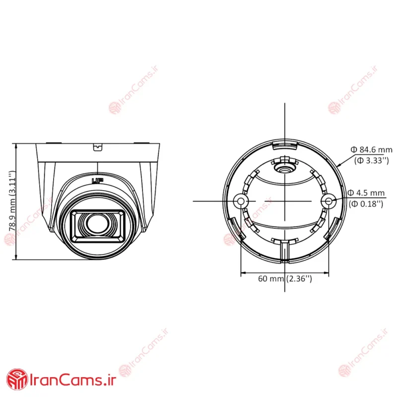 دوربین هایک ویژن DS-2CE76H0T-ITPF