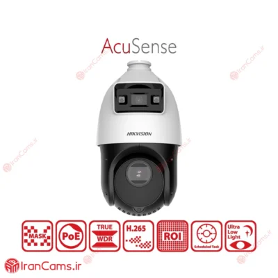 دوربین مداربسته IP اسپید دام دو لنز هایک ویژن DS-2SE4C225MWG-E(12F0)