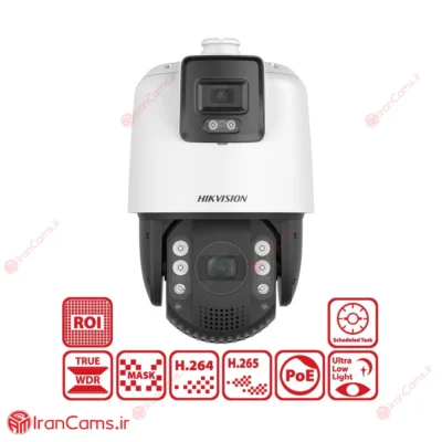 دوربین مداربسته IP اسپید دام دو لنز هایک ویژن DS-2SE7C432MW-AEB(14F1)