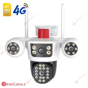 دوربین سیم کارت خور 8 مگاپیکسل 2 لنز V380 مدل V380-3L-V88-4G 5 قیمت دوربین V380 Pro سیم کارت خور