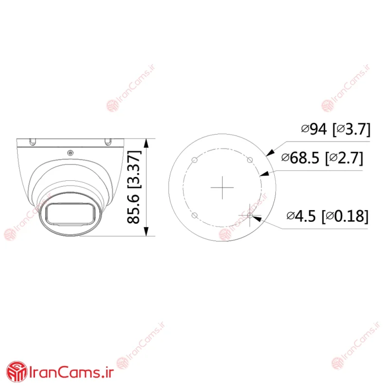 دوربین مداربسته داهوا DH-IPC-HDW1530TP