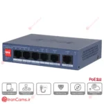 سوییچ شبکه 6 پورت PoE داهوا DH-CS4006-4ET2GT-36
