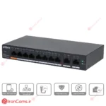 سوییچ 10 پورت PoE داهوا DH-CS4010-8ET-60