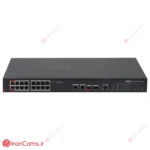 سوییچ 16 پورت PoE داهوا DH-PFS4218-16ET-240