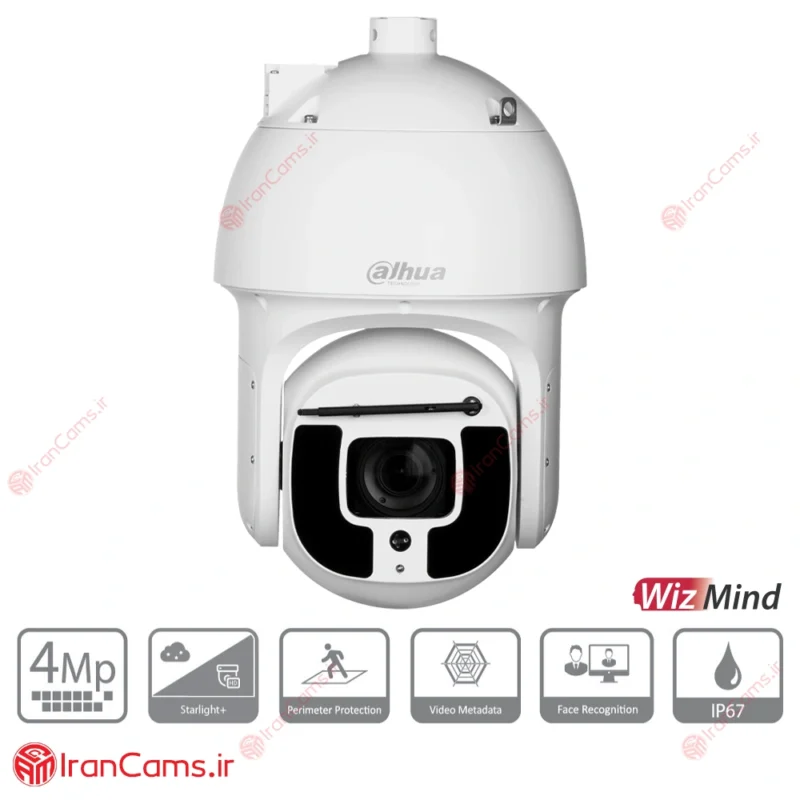 دوربین مداربسته IP اسپید دام 4 مگاپیکسلی داهوا DH-SD8A440-HNF-PA