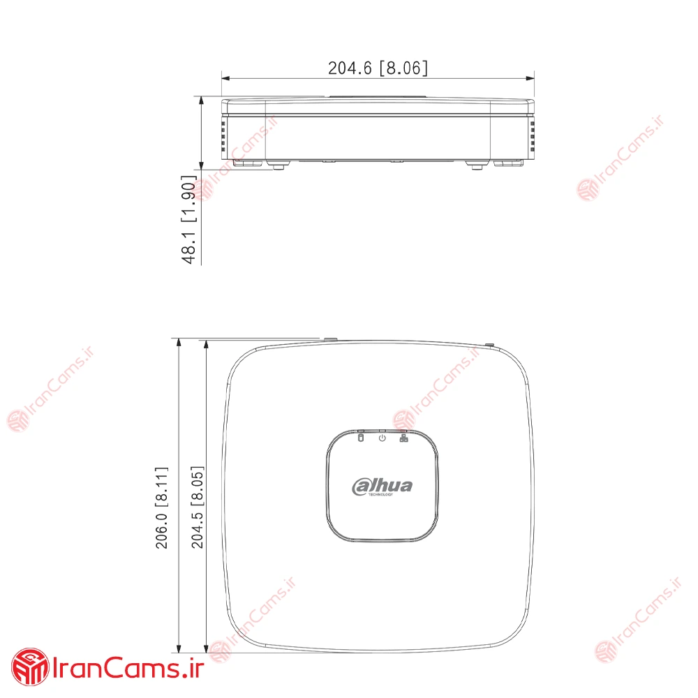 مشخصات دستگاه داهوا DHI-NVR2104-S3