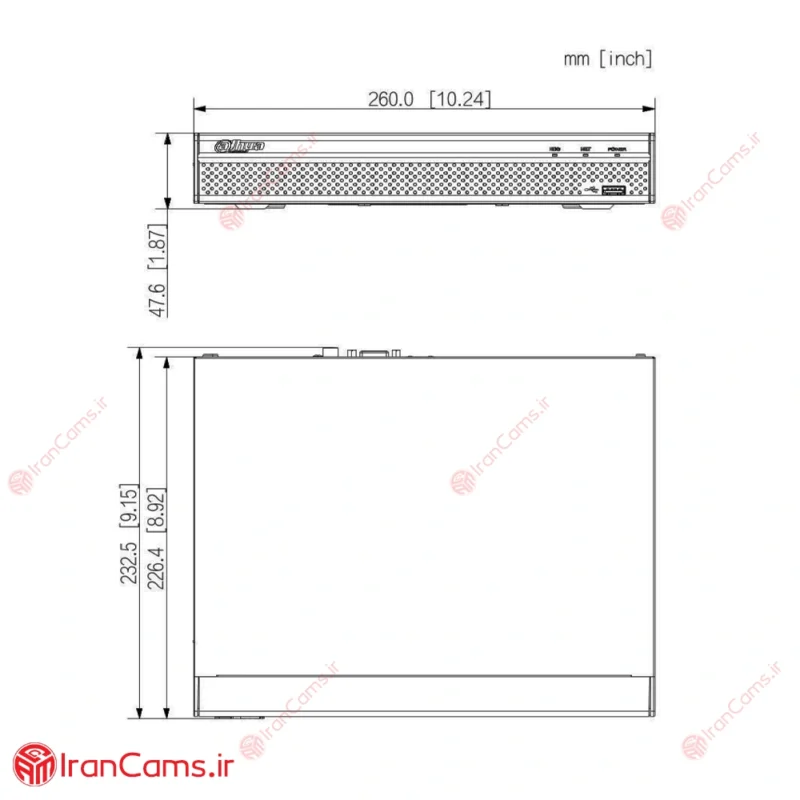 مشخصات دستگاه 8 کانال داهوا DHI-NVR2108HS-4KS3