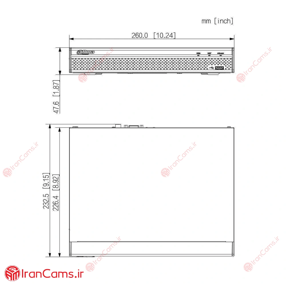 مشخصات دستگاه 8 کانال داهوا DHI-NVR2108HS-4KS3