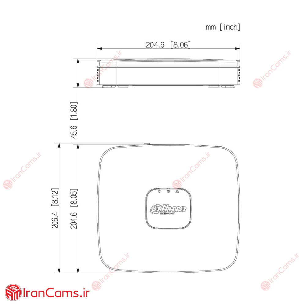 مشخصات دستگاه داهوا DHI-NVR2116-4KS3