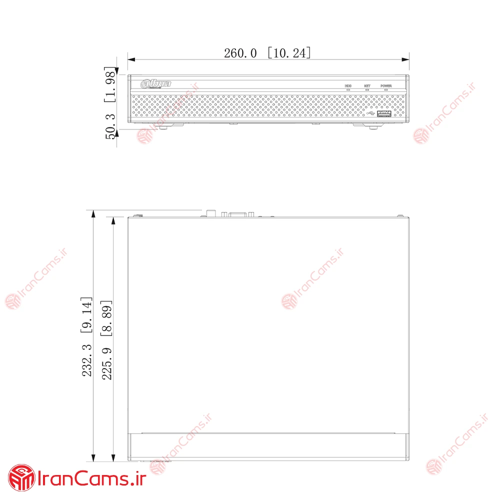 مشخصات DHI-NVR2116HS-S3