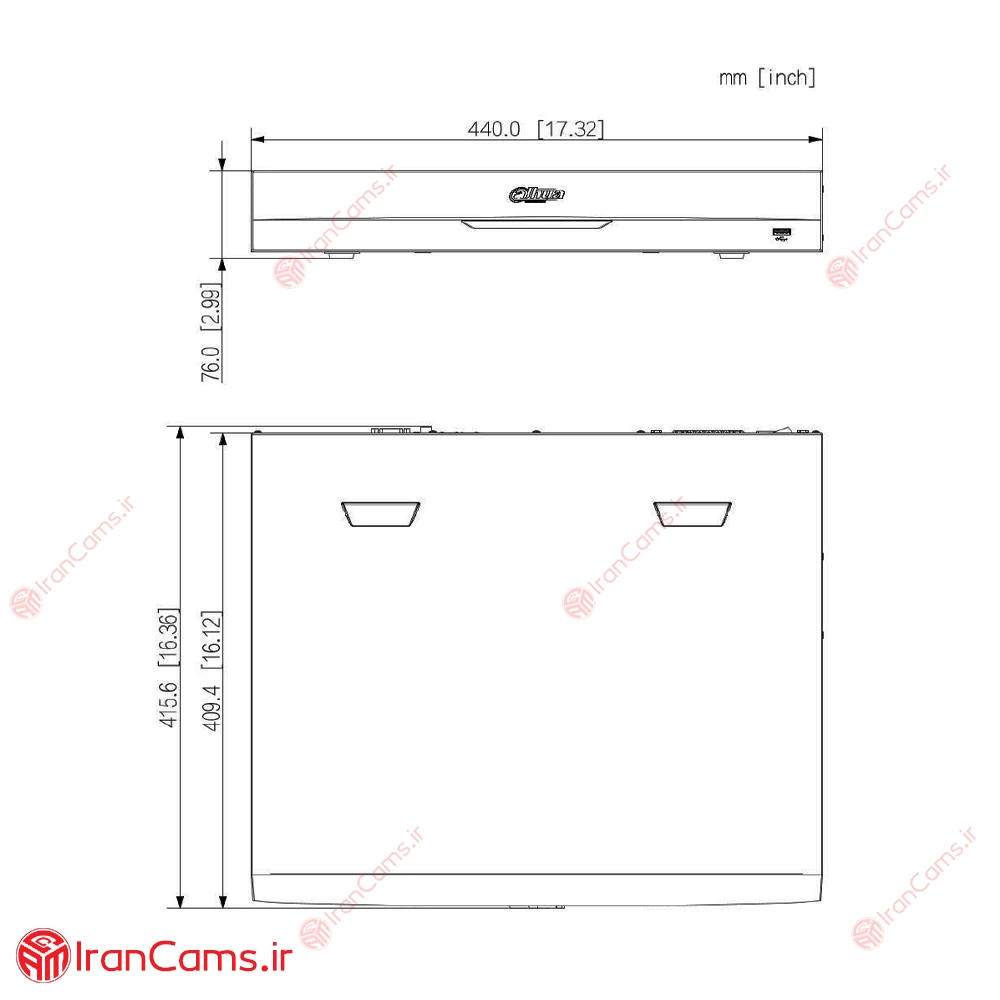 مشخصات دستگاه 32 کانال داهوا DHI-NVR4432-EI