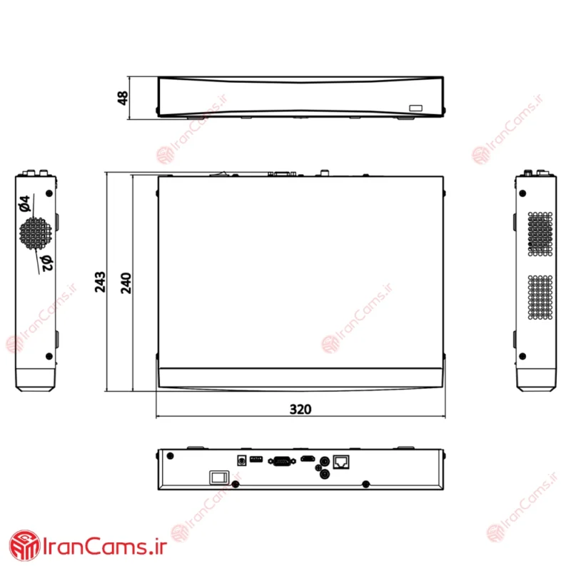 دستگاه NVR هایک ویژن DS-7608NXI-K1
