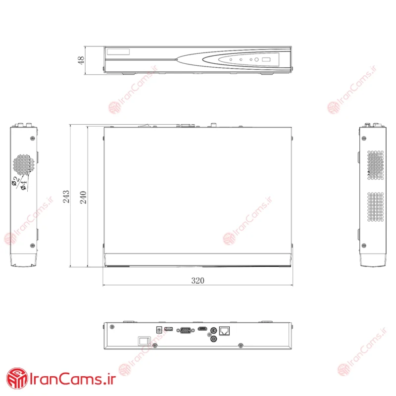مشخصات دستگاه هایک ویژن DS-NVR7616NI-Q1