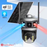 دوربین سیم کارتی خورشیدی 6 مگاپیکسل 2 لنز V380 PRO مدل VSC99-4G