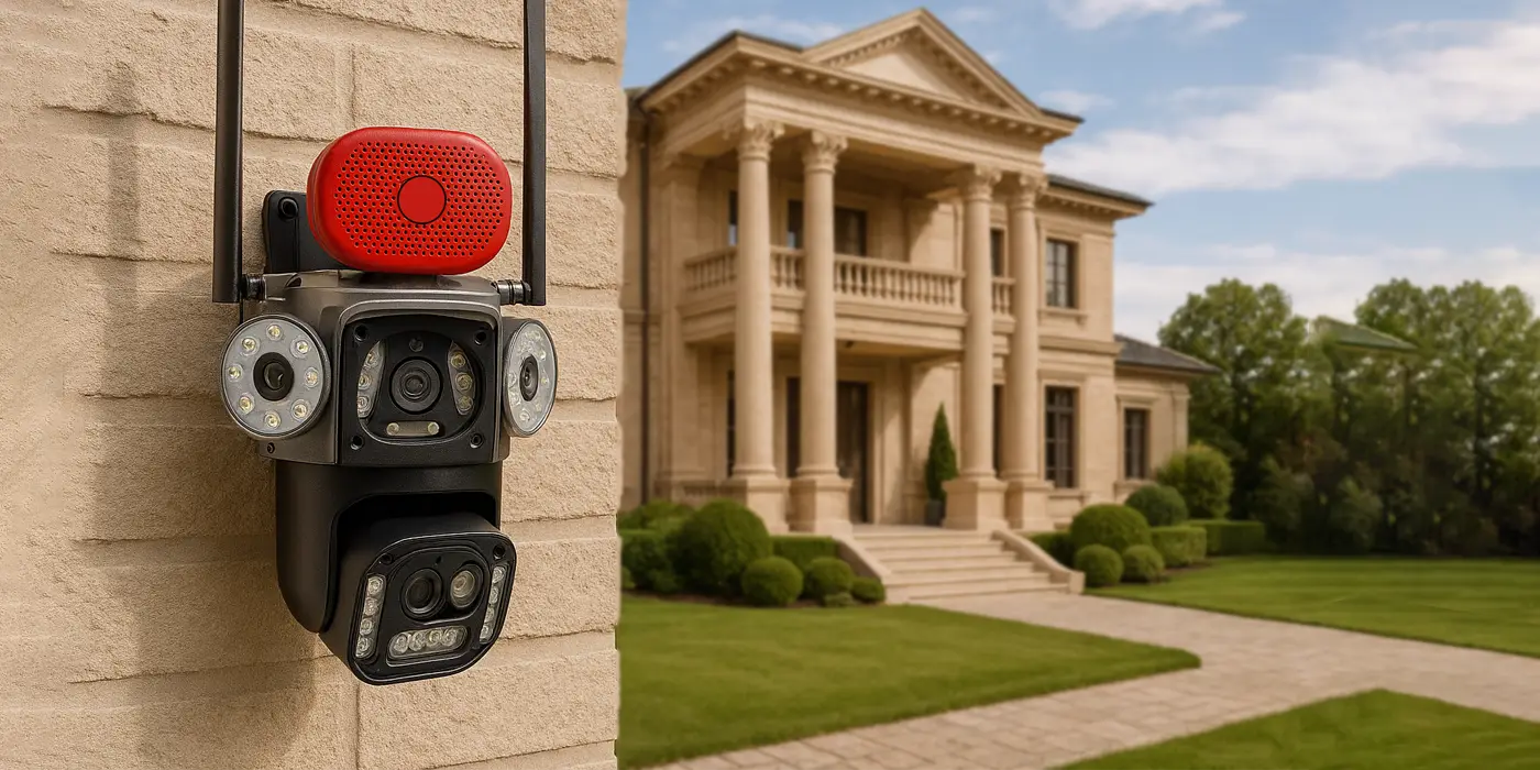 دوربین مداربسته آژیر دار چیست؟ 1 دوربین مداربسته آژیر دار