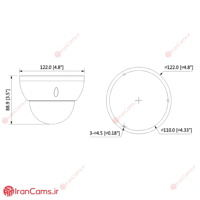 دوربین مداربسته داهوا DH-HAC-HDBW2601R-Z-DP