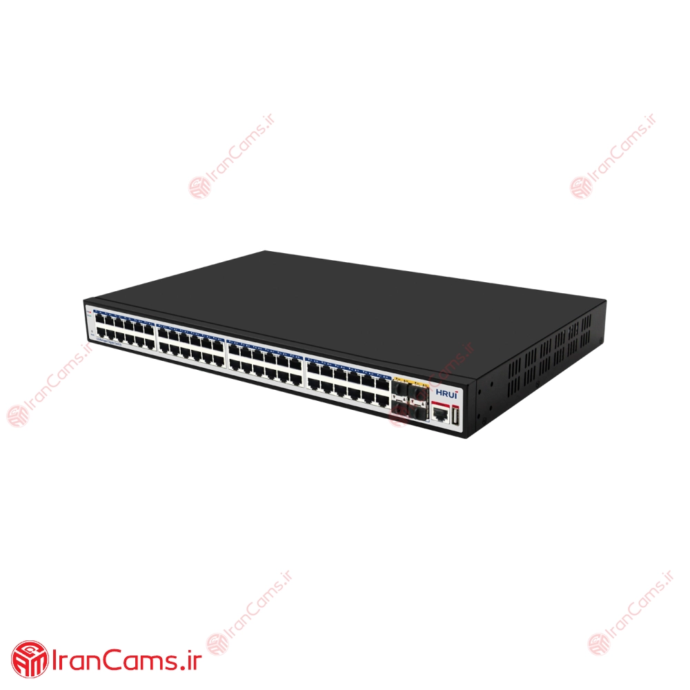 سوییچ شبکه مدیریتی 48 پورت HRUI مدل HR-SWTG3448S
