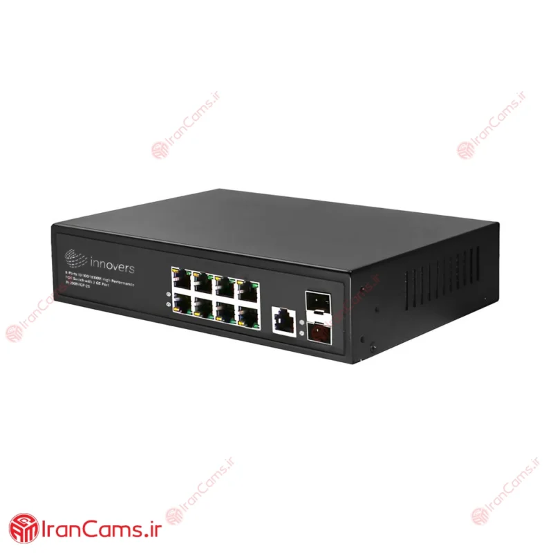 سوییچ 8 پورت PoE اینوورس IN-2008MGP-2S