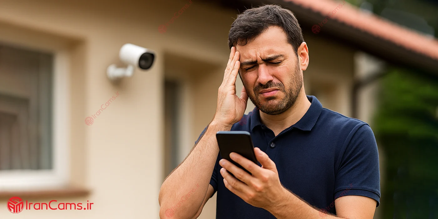 چرا دوربین مداربسته فقط روی وای فای تصویر میدهد و از بیرون وصل نمیشود؟ 1 علت قطع انتقال تصویر دوربین مداربسته