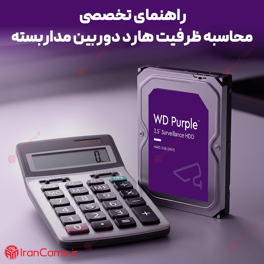 محاسبه ظرفیت هارد دوربین مداربسته
