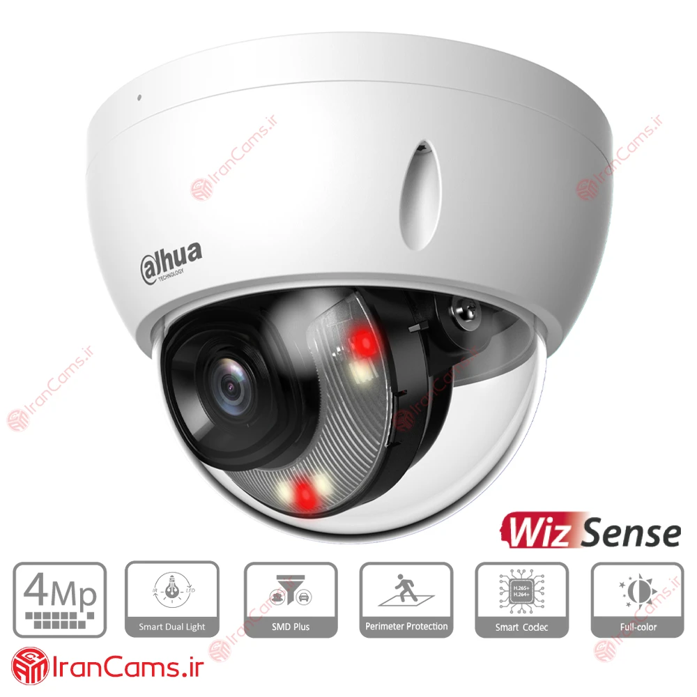 دوربین مداربسته دام 4 مگاپیکسلی داهوا DH-IPC-HDBW2449EP-S-IL