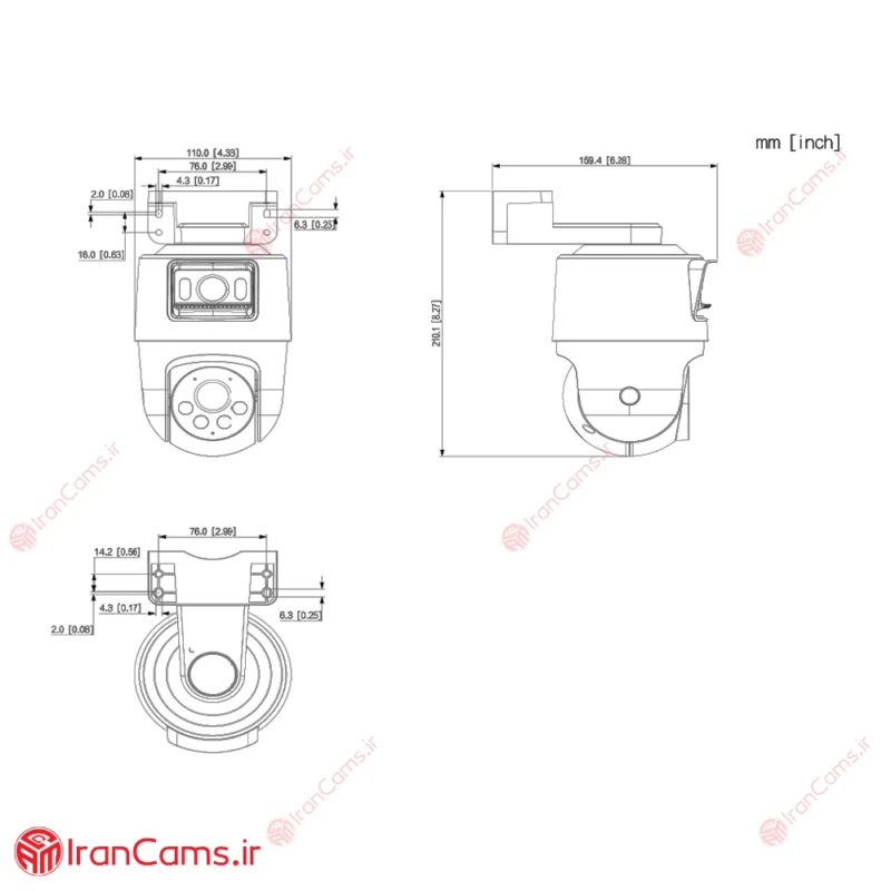 دوربین مداربسته داهوا DH-SDT2A200-2F-NB-A-PV