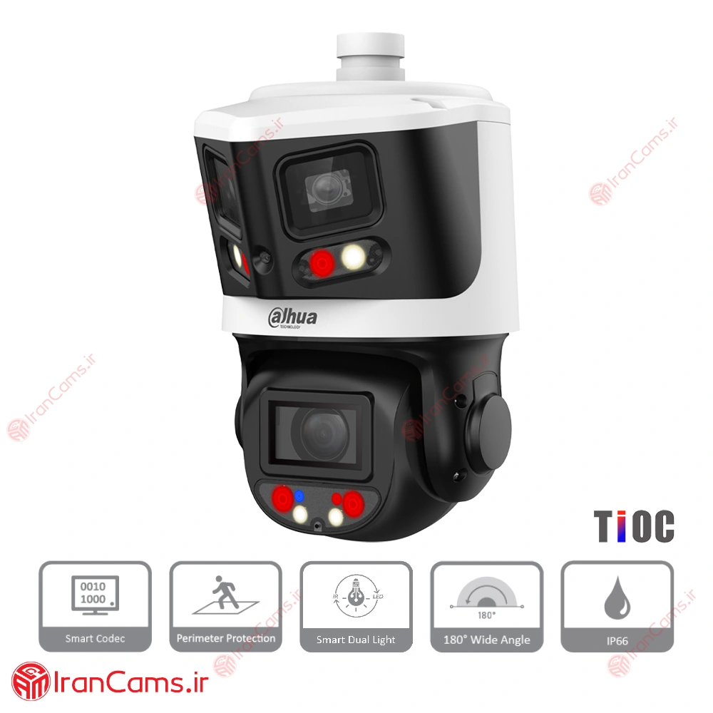 DH-SDT3E410-8P-MB-A-PV1 (1) دوربین مداربسته IP اسپید دام 12 مگاپیکسلی داهوا DH-SDT3E410-8P-MB-A-PV1