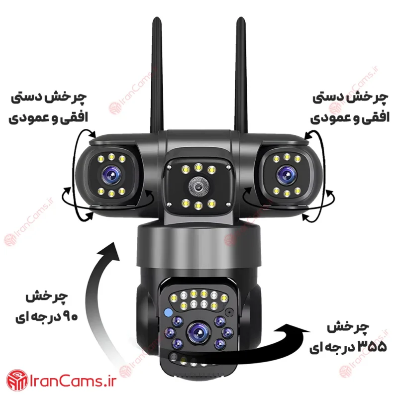 دوربین 3 لنزه سیم کارت خور