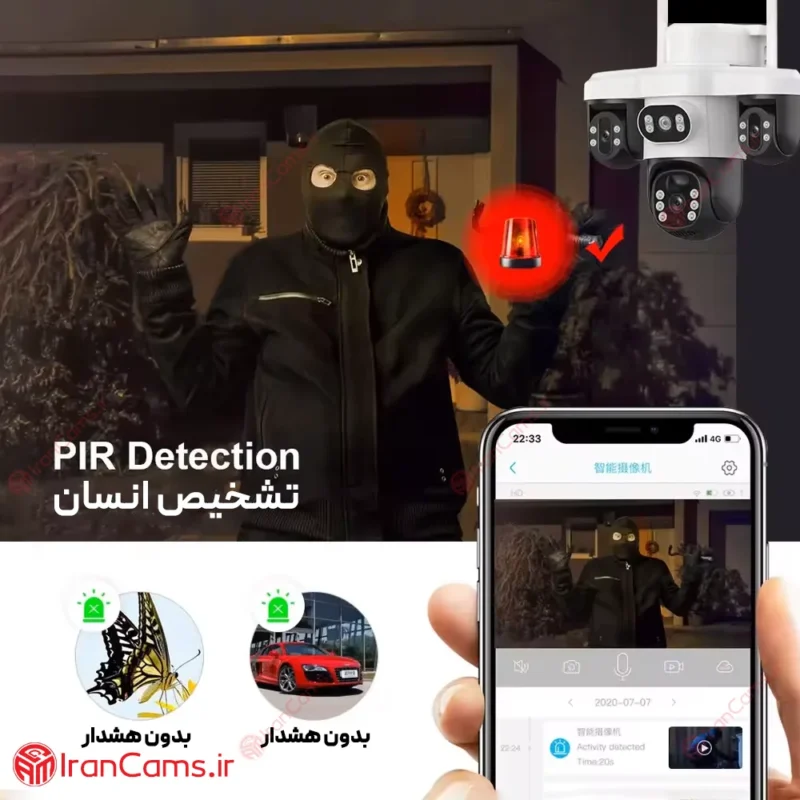 دوربین سولار سه لنزه