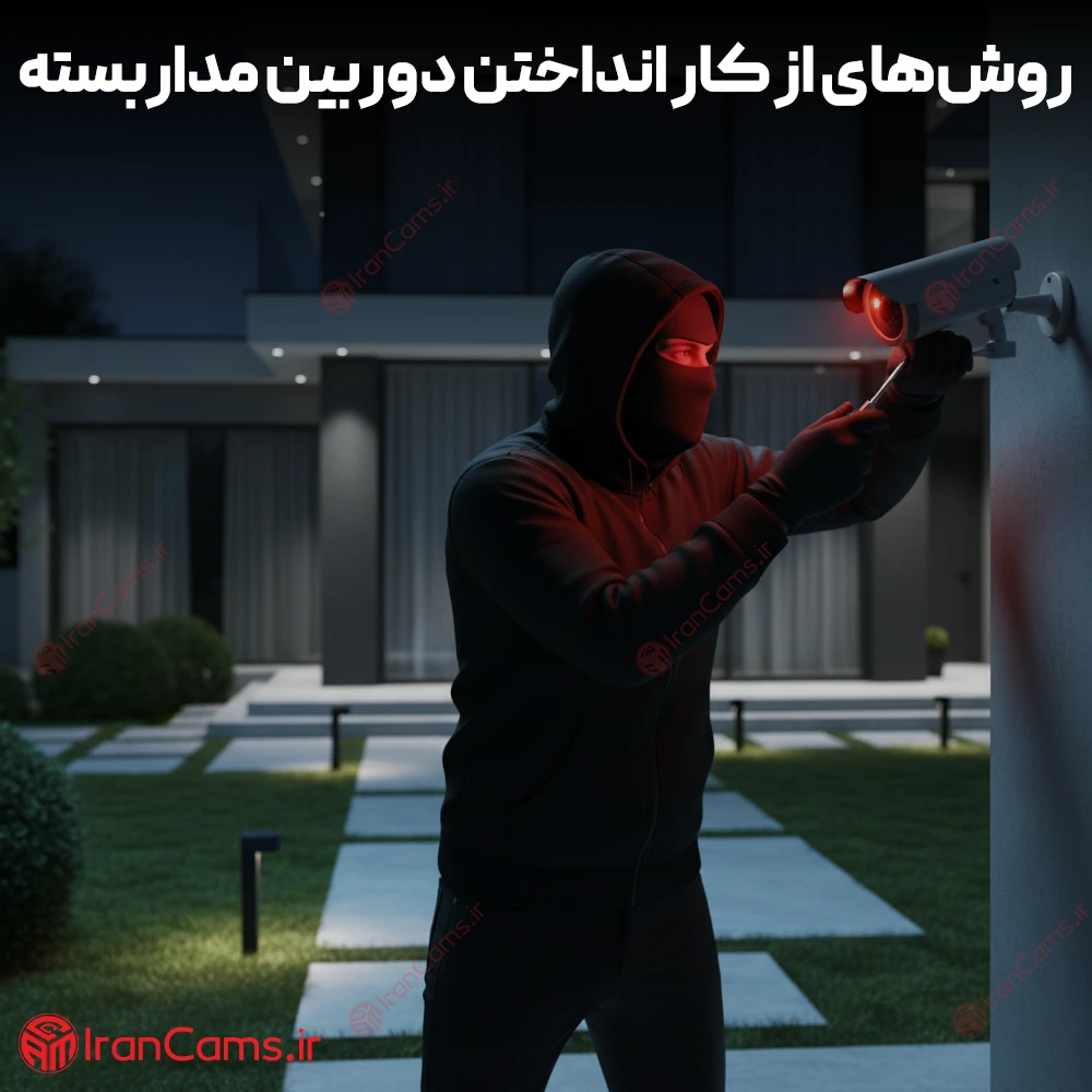 از کار انداختن دوربین مدار بسته