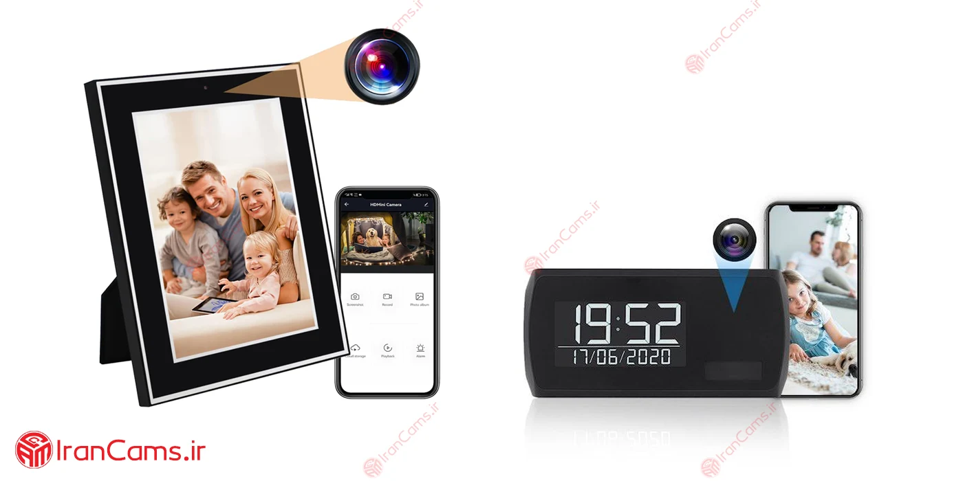دوربین ساعت رومیزی