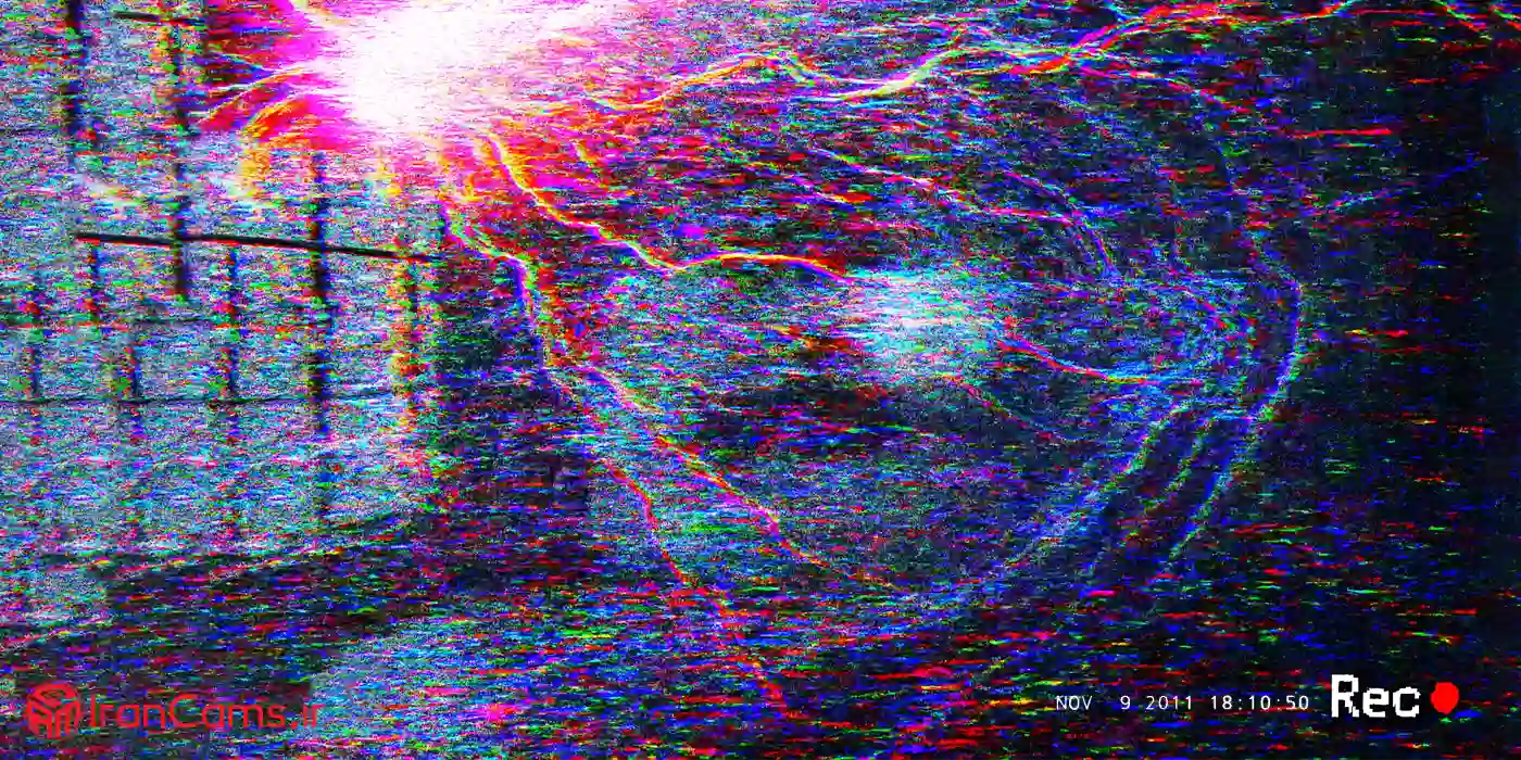 پارازیت در دوربین مداربسته