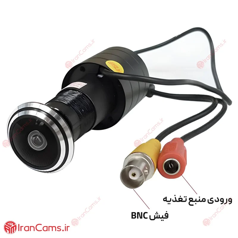 دوربین چشمی درب سیمی AHD لنز واید | اتصال به DVR 8 دوربین چشمی درب آپارتمان ارزان