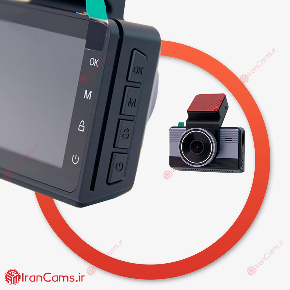 دوربین ثبت وقایع خودرو سیم کارت خور مدل 2K