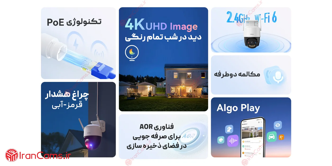 دوربین آیمو (Imou Cruiser SC 8MP (IPC-K7FP-8V0N