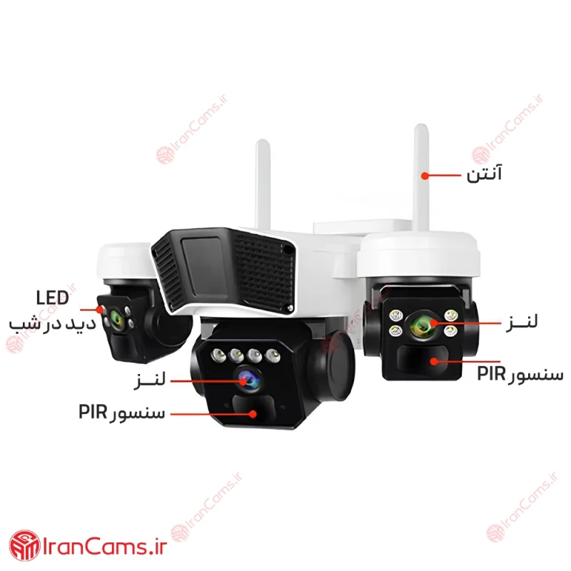 مشخصات دوربین سه لنز سیمکارتی او کم
