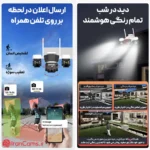 قیمت دوربین مداربسته باتری خور