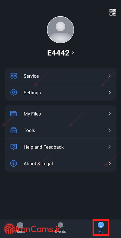 تنظیمات نرم افزار DMSS نوار Me