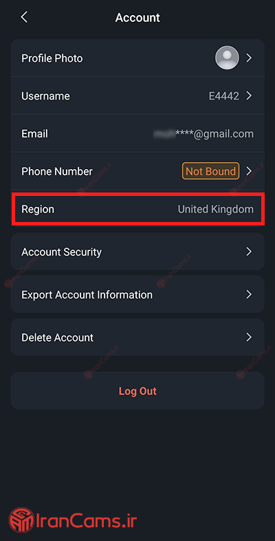 تنظیمات نرم افزار DMSS داهوا لوکیشن
